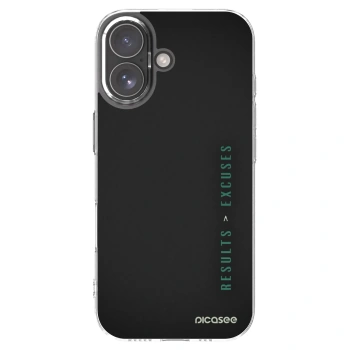 Picasee silikonski prozorni ovitek za Apple iPhone 17 - Results x Excuses
