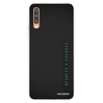 Picasee silikonski prozorni ovitek za Samsung Galaxy A70 A705F - Results x Excuses
