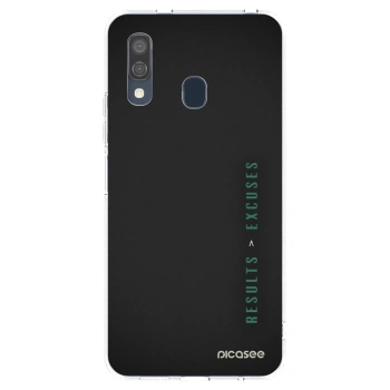Picasee silikonski prozorni ovitek za Samsung Galaxy A40 A405F - Results x Excuses