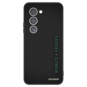 Picasee silikonski črni ovitek za Xiaomi Redmi 15 5G - Results x Excuses