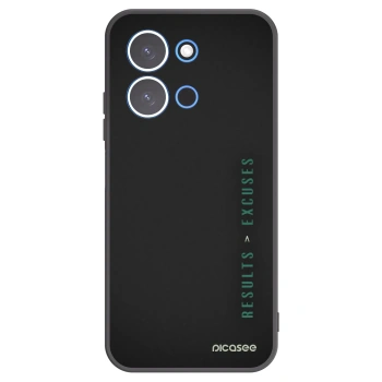 Picasee silikonski črni ovitek za Xiaomi Redmi 15C 4G - Results x Excuses