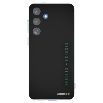 Picasee silikonski prozorni ovitek za Samsung Galaxy S25 FE 5G - Results x Excuses