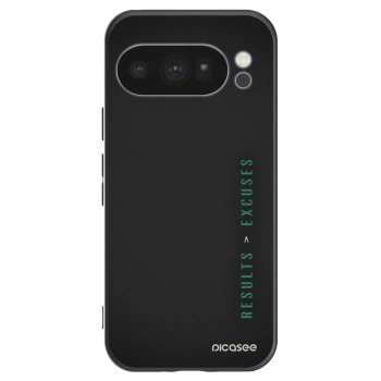 Picasee silikonski črni ovitek za Google Pixel 10 Pro - Results x Excuses