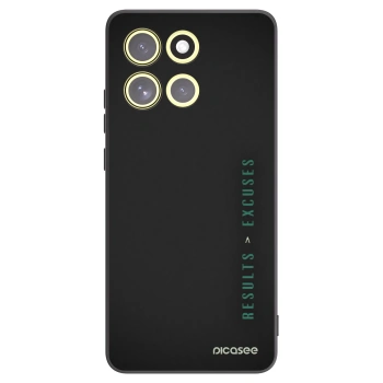 Picasee silikonski črni ovitek za Motorola Moto G86 Power 5G - Results x Excuses