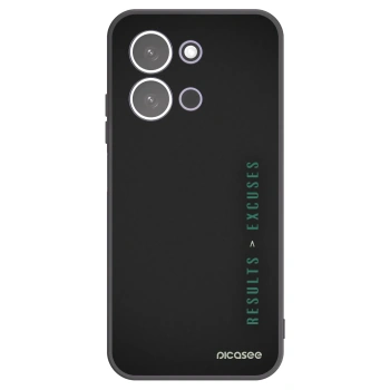 Picasee silikonski črni ovitek za Xiaomi Redmi 15C 5G - Results x Excuses