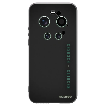 Picasee silikonski črni ovitek za Xiaomi 17 Ultra - Results x Excuses