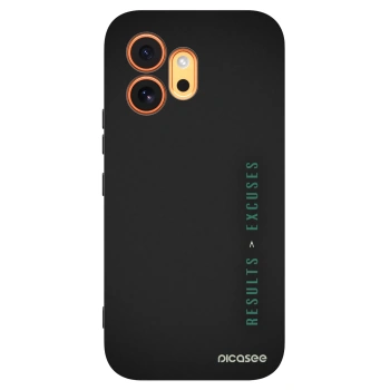 Picasee silikonski črni ovitek za Honor 600 - Results x Excuses