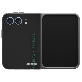 Picasee silikonski črni ovitek za Apple iPhone Duo - Results x Excuses