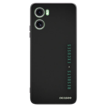 Picasee silikonski črni ovitek za Motorola Moto G06 - Results x Excuses