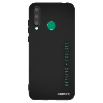 Picasee silikonski črni ovitek za Honor 20 Lite - Results x Excuses