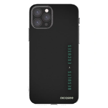 Picasee silikonski prozorni ovitek za Apple iPhone 11 Pro - Results x Excuses