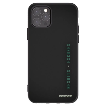 Picasee silikonski črni ovitek za Apple iPhone 11 Pro - Results x Excuses