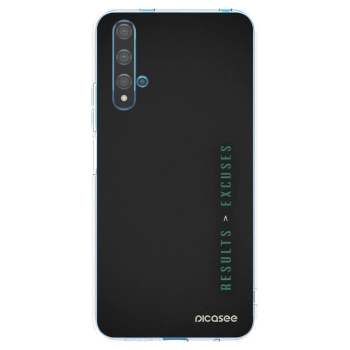 Picasee silikonski prozorni ovitek za Huawei Nova 5T - Results x Excuses