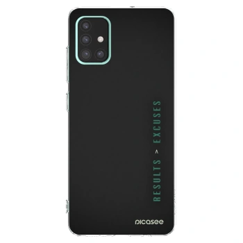 Picasee silikonski prozorni ovitek za Samsung Galaxy A51 A515F - Results x Excuses