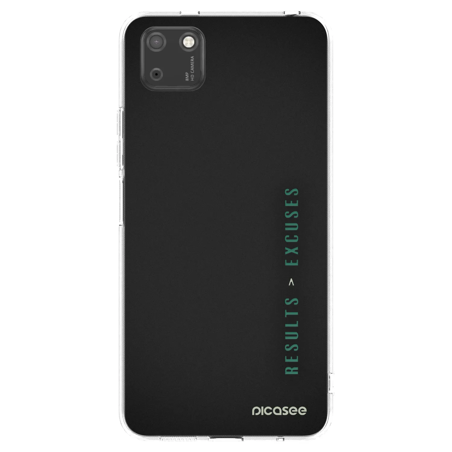 Picasee silikonski prozorni ovitek za Huawei Y5P - Results x Excuses