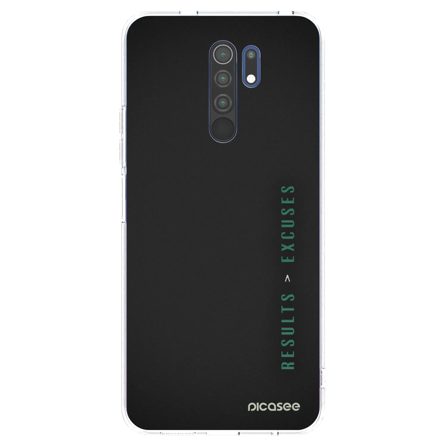 Picasee silikonski prozorni ovitek za Xiaomi Redmi 9 - Results x Excuses
