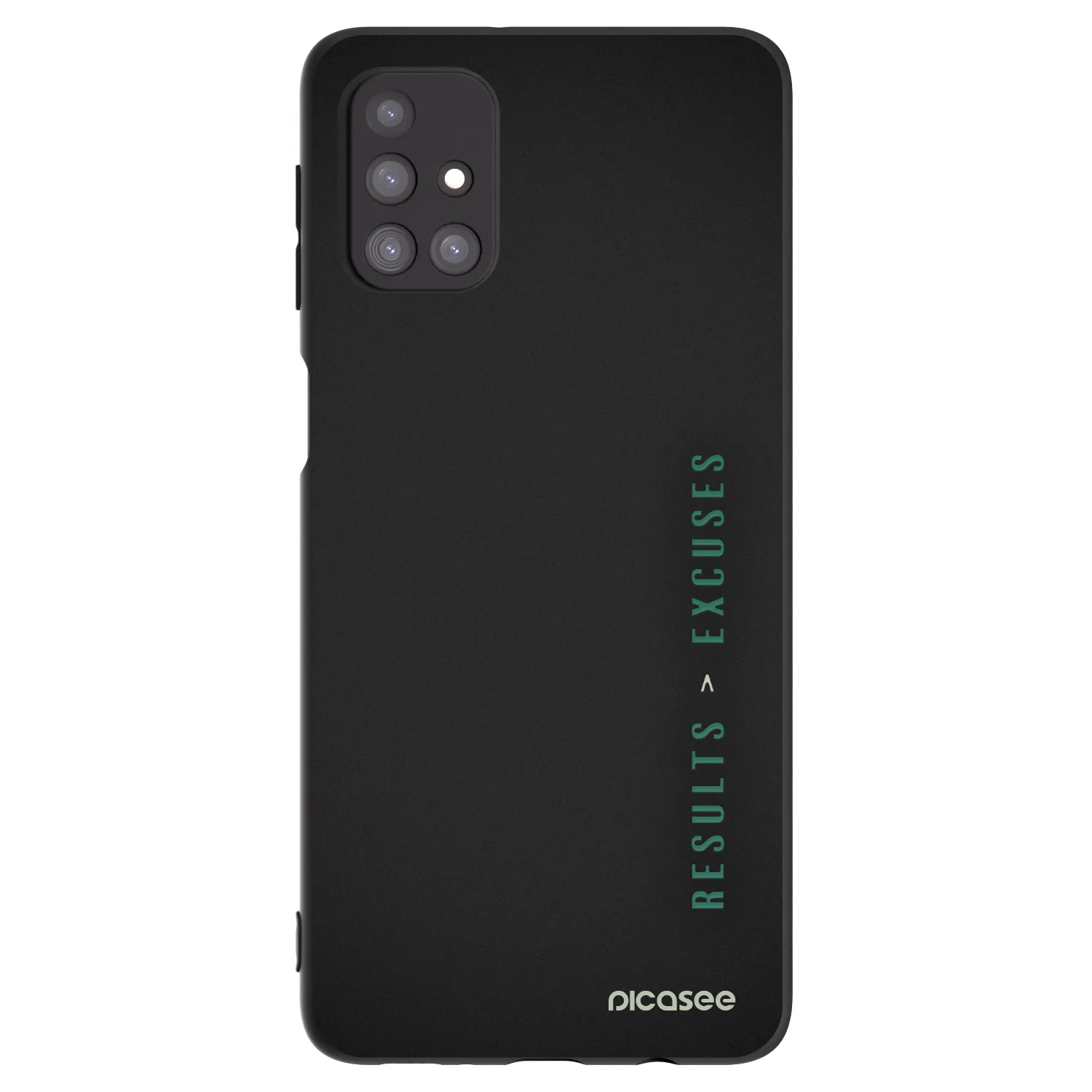 Picasee silikonski črni ovitek za Samsung Galaxy M31s - Results x Excuses