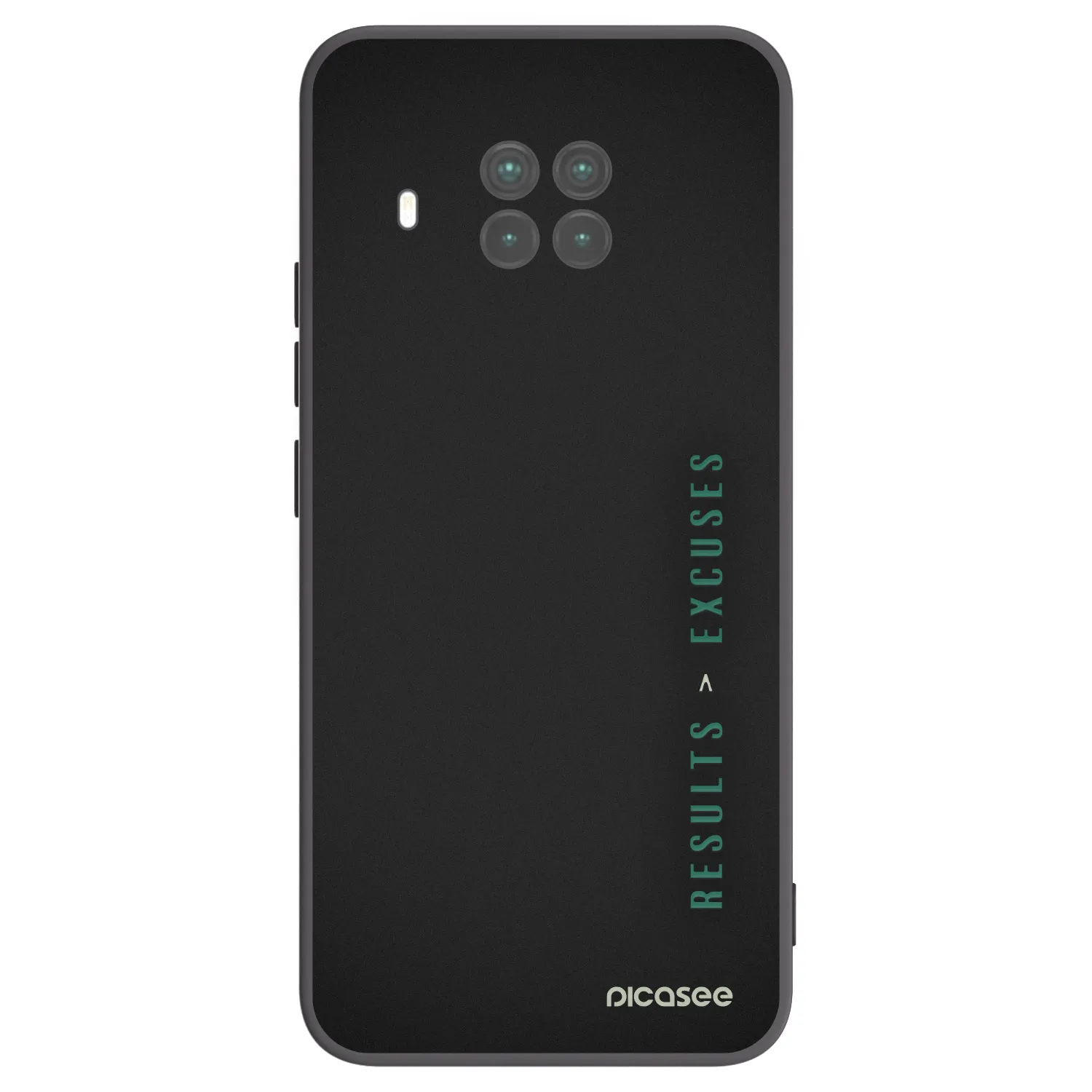 Picasee silikonski črni ovitek za Xiaomi Mi 10T Lite - Results x Excuses