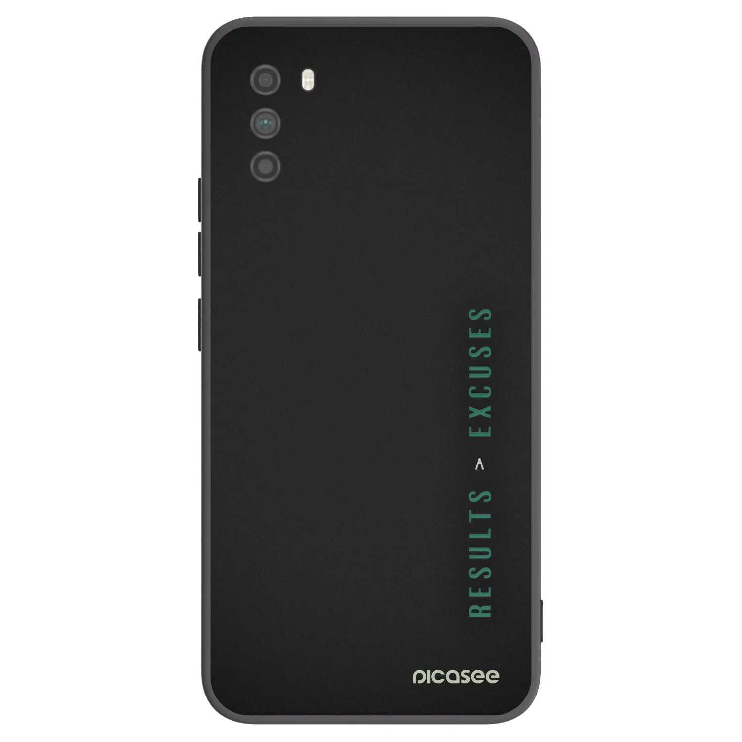 Picasee silikonski črni ovitek za Xiaomi Poco M3 - Results x Excuses