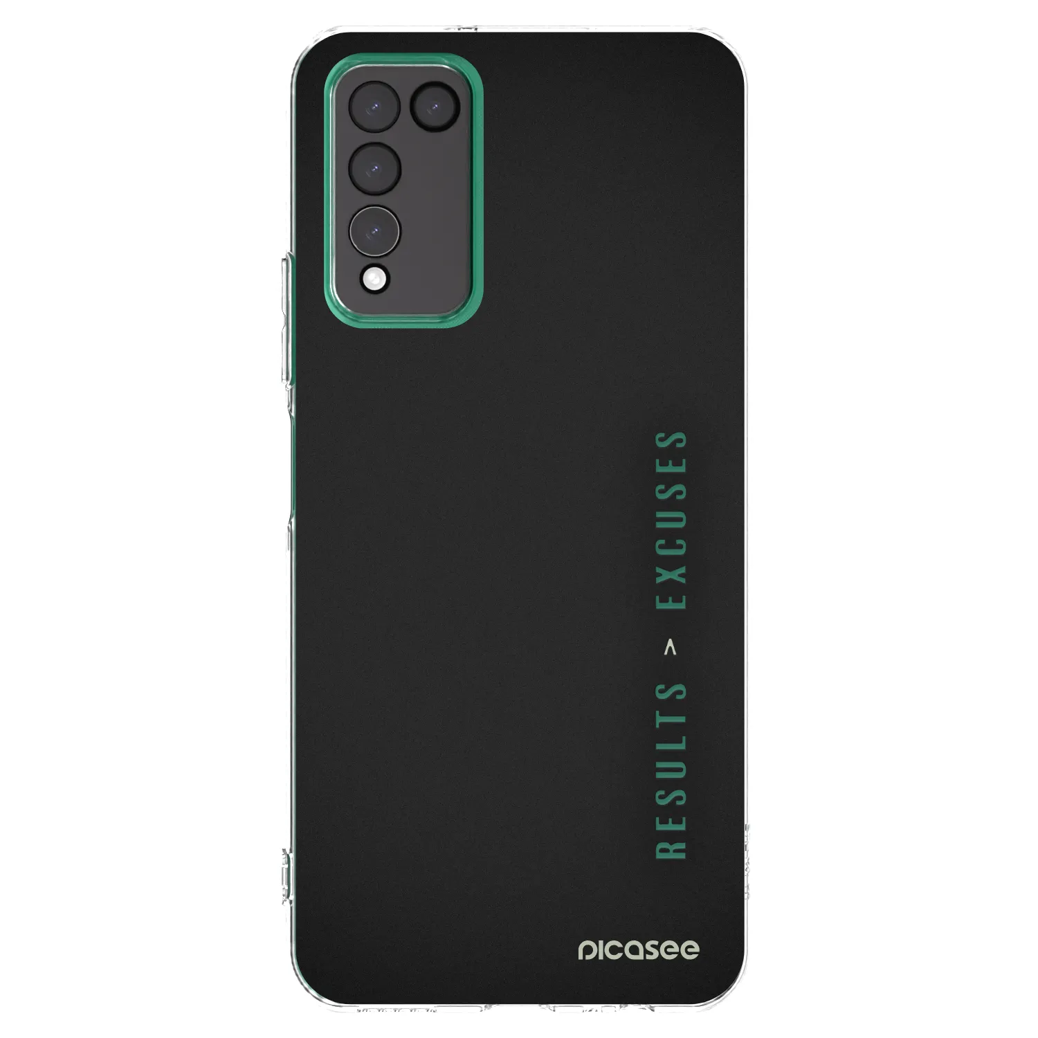 Picasee silikonski prozorni ovitek za Honor 10X Lite - Results x Excuses