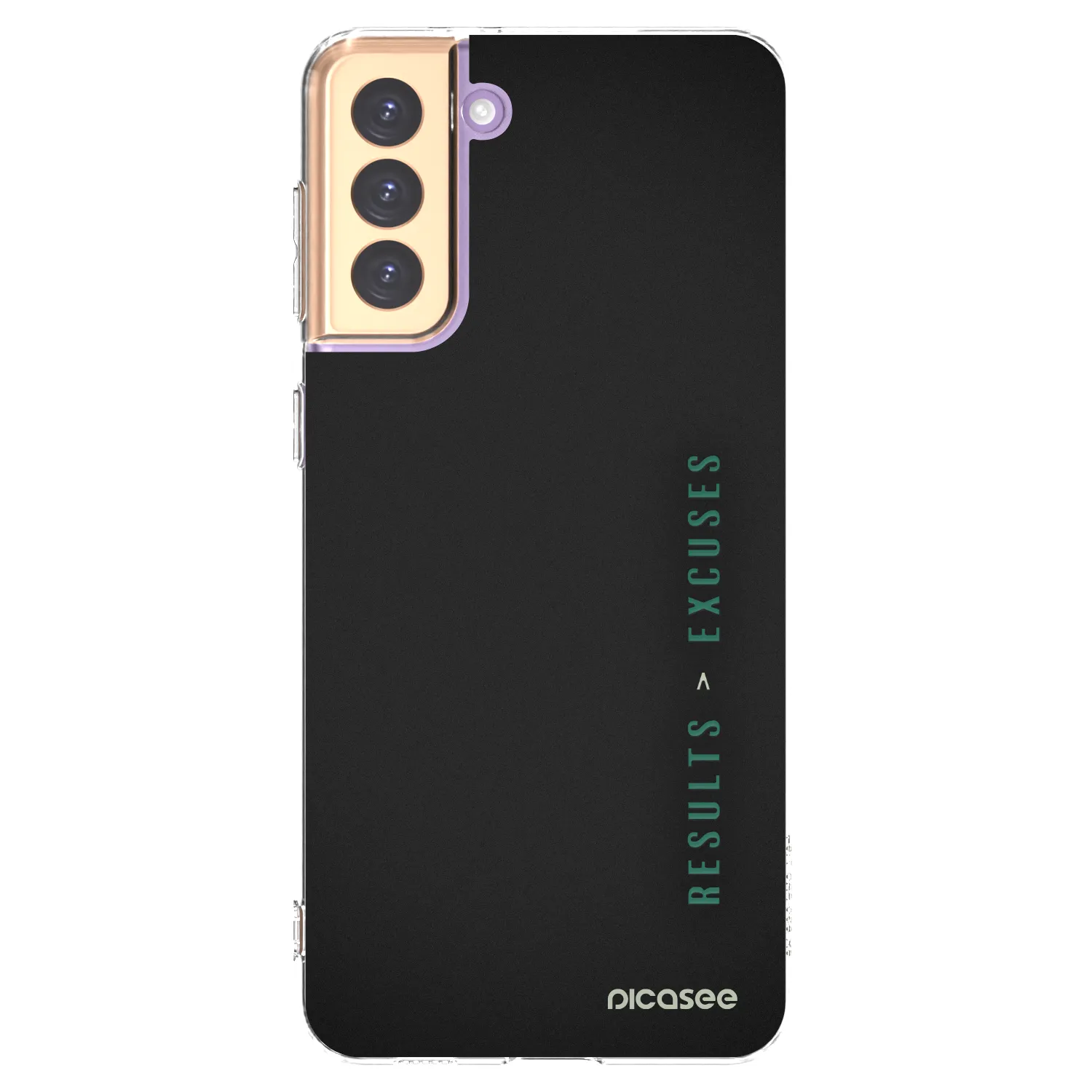 Picasee silikonski prozorni ovitek za Samsung Galaxy S21+ 5G G996F - Results x Excuses