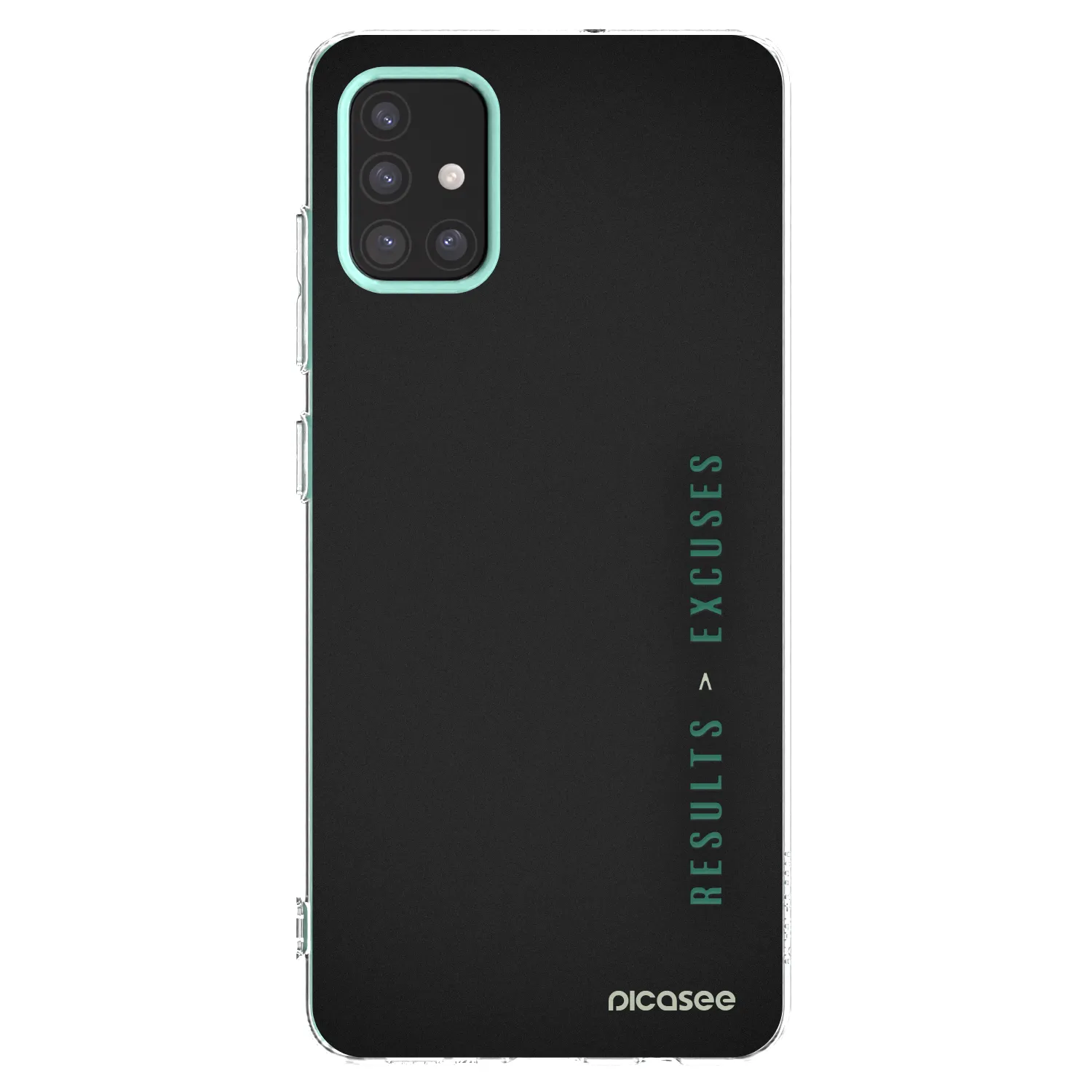 Picasee silikonski prozorni ovitek za Samsung Galaxy M31s - Results x Excuses