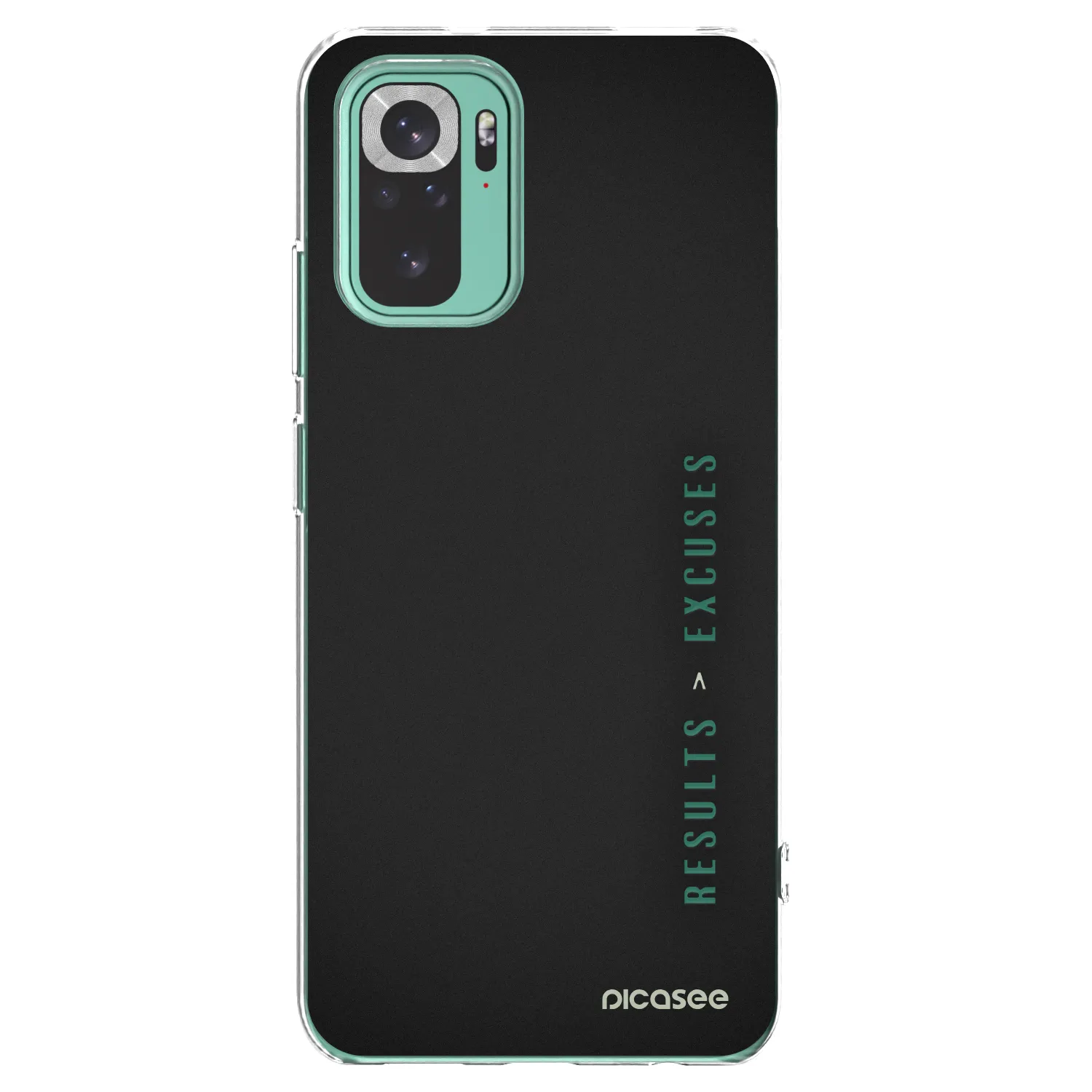 Picasee silikonski prozorni ovitek za Xiaomi Redmi Note 10 Pro - Results x Excuses