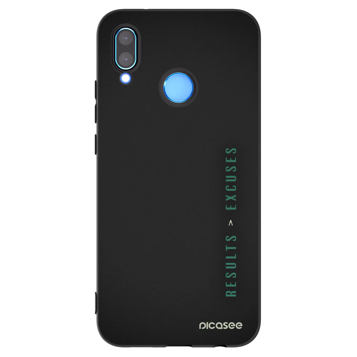 Picasee silikonski črni ovitek za Huawei Mate 40 Pro - Results x Excuses