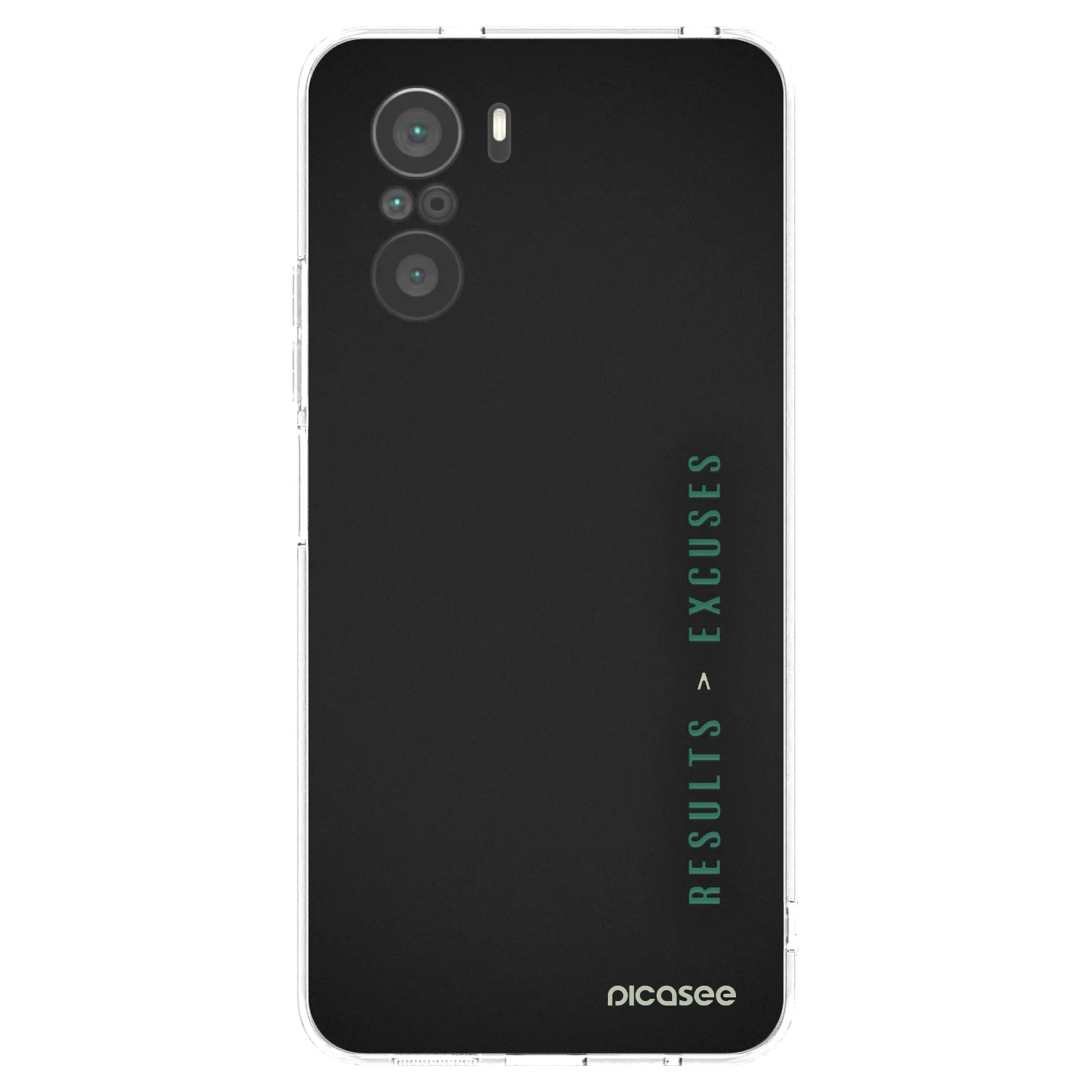 Picasee silikonski prozorni ovitek za Xiaomi Poco F3 - Results x Excuses