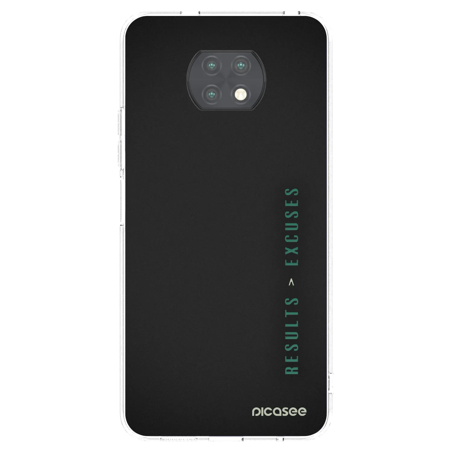 Picasee silikonski prozorni ovitek za Xiaomi Redmi Note 9T - Results x Excuses