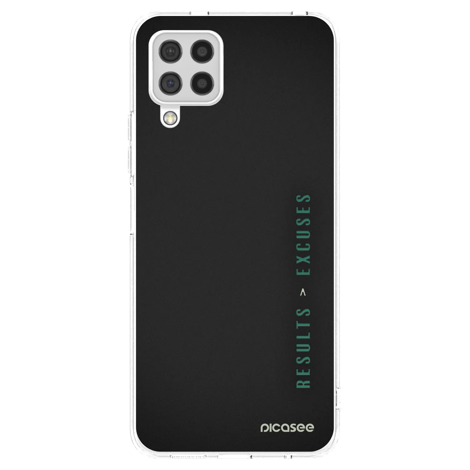 Picasee silikonski prozorni ovitek za Samsung Galaxy A22 A225F 4G - Results x Excuses