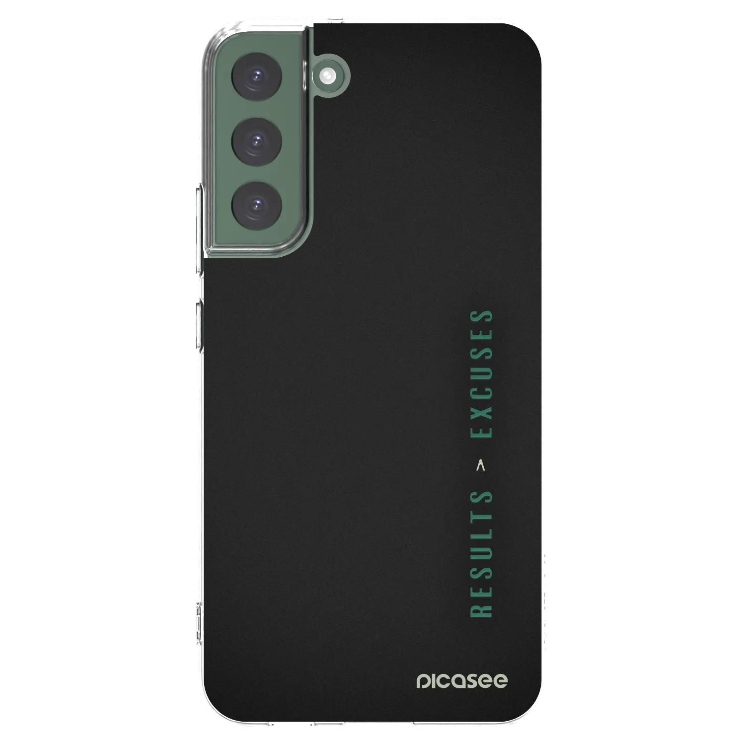 Picasee silikonski prozorni ovitek za Samsung Galaxy S22+ 5G - Results x Excuses