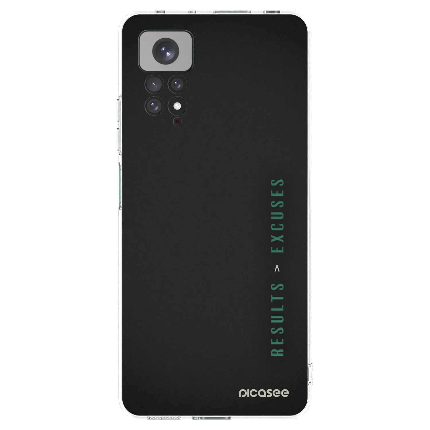 Picasee silikonski prozorni ovitek za Xiaomi Redmi Note 11 - Results x Excuses