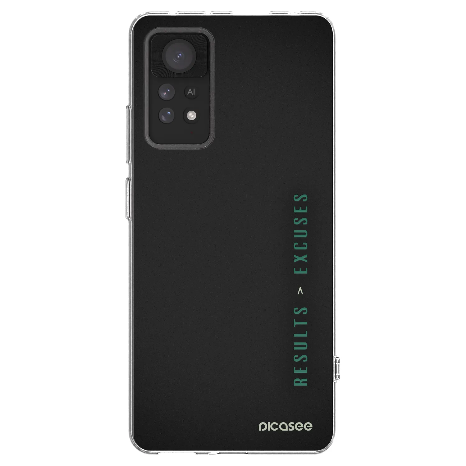 Picasee silikonski prozorni ovitek za Xiaomi Redmi Note 11 Pro - Results x Excuses