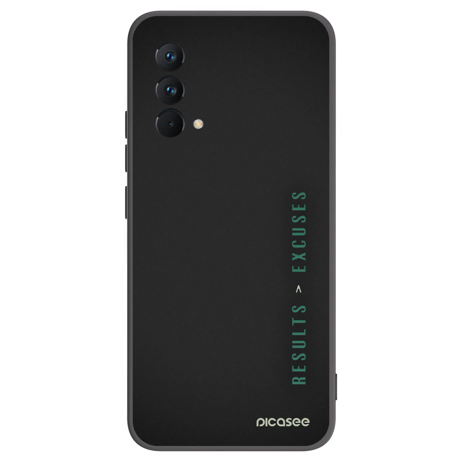 Picasee silikonski črni ovitek za Realme GT Master Edition 5G - Results x Excuses