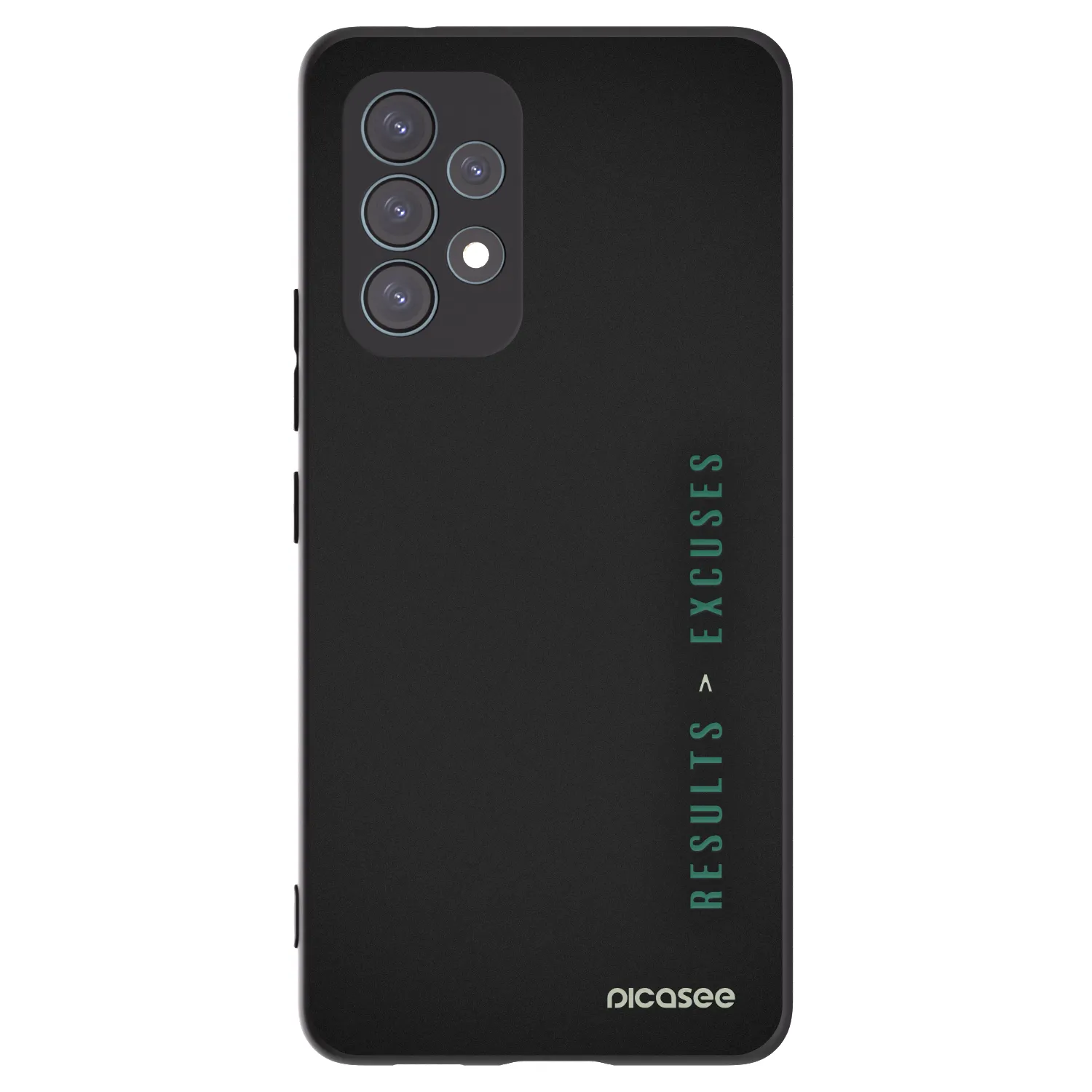 Picasee silikonski črni ovitek za Samsung Galaxy A53 5G A536 - Results x Excuses
