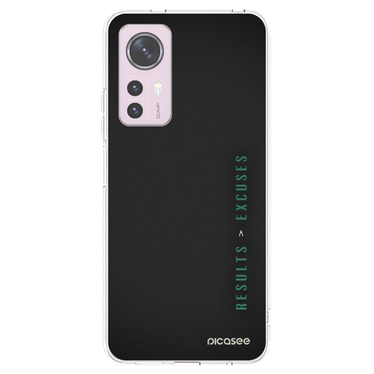 Picasee silikonski prozorni ovitek za Xiaomi 12 - Results x Excuses