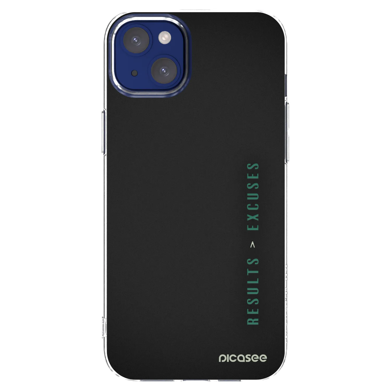 Picasee silikonski prozorni ovitek za Apple iPhone 14 Plus - Results x Excuses