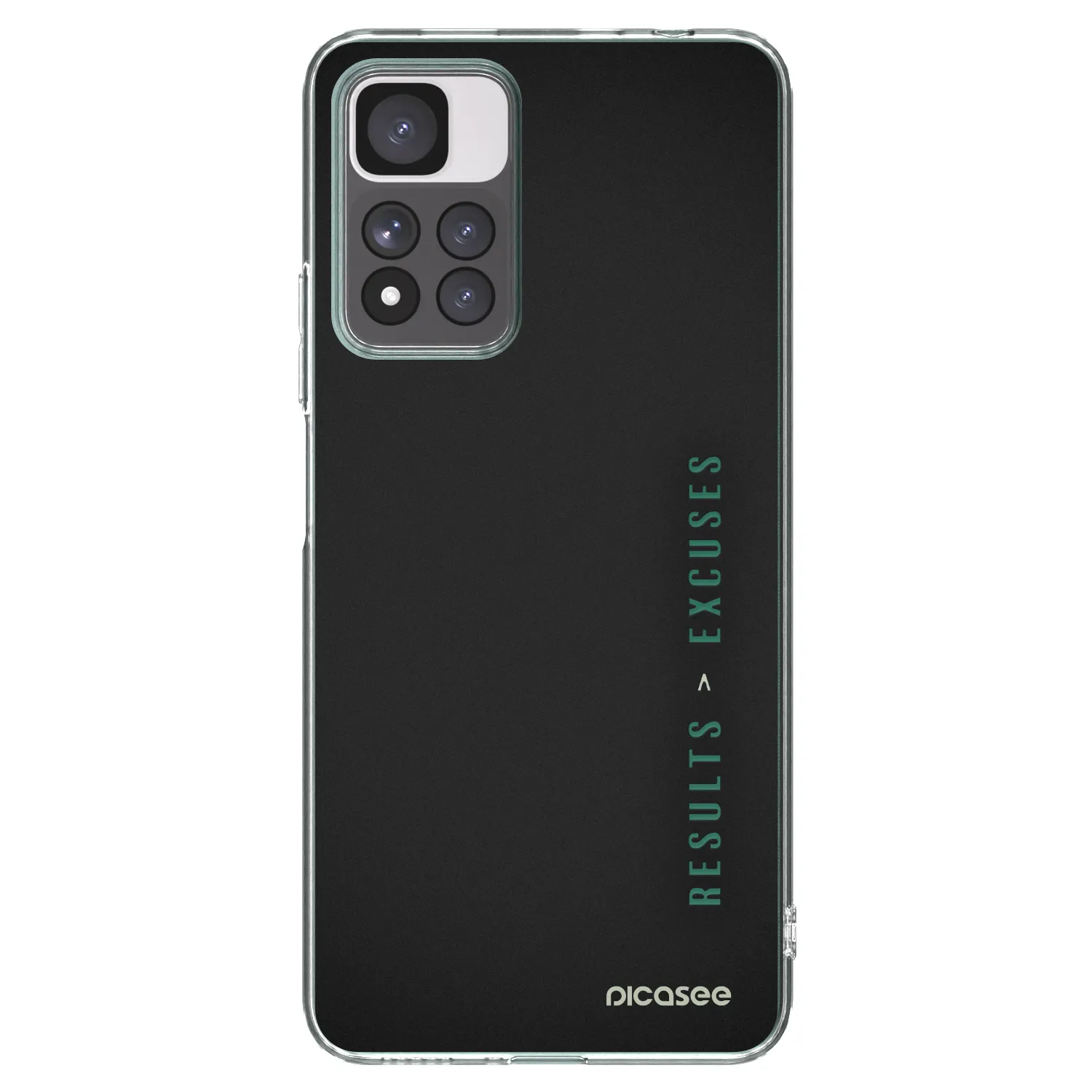 Picasee silikonski prozorni ovitek za Xiaomi Redmi Note 11 Pro+ 5G - Results x Excuses