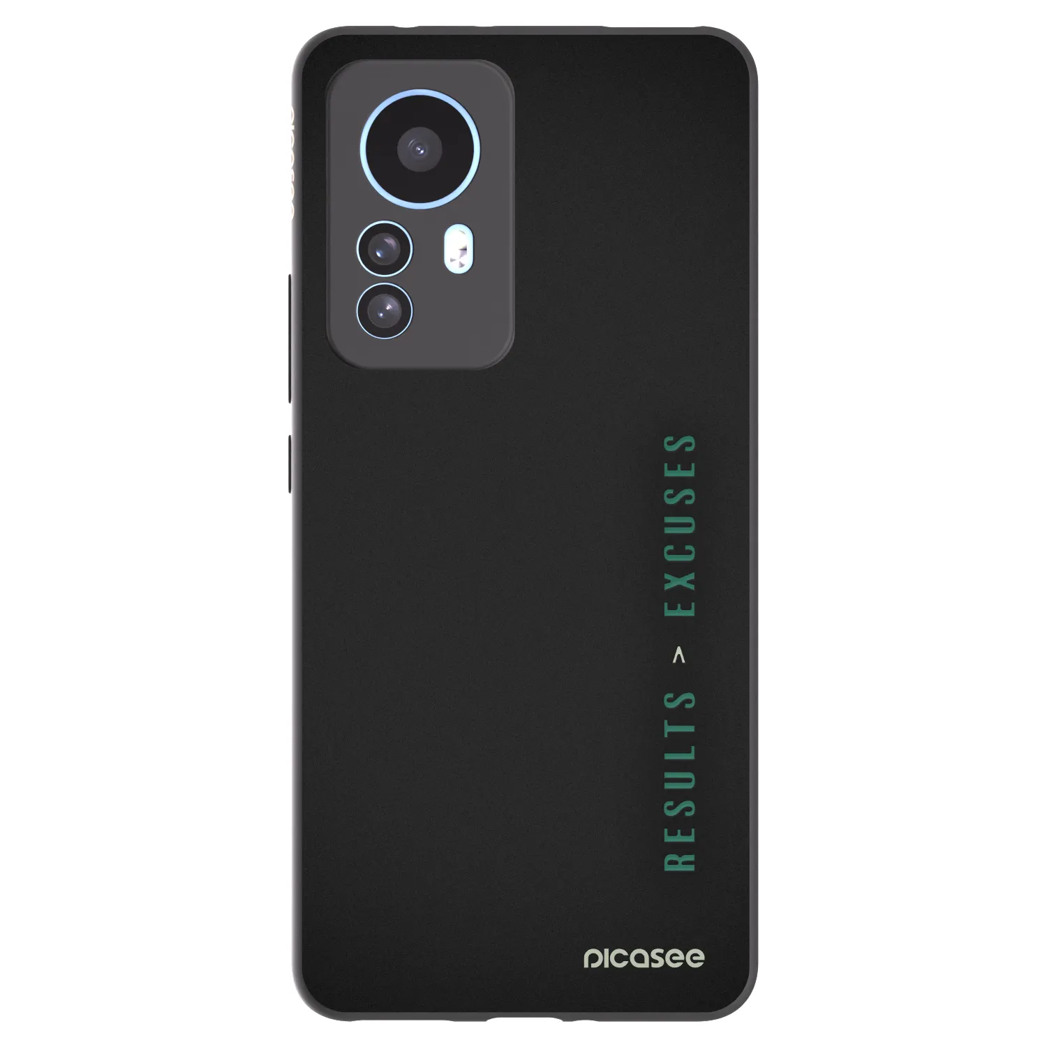 Picasee silikonski črni ovitek za Xiaomi 12T - Results x Excuses