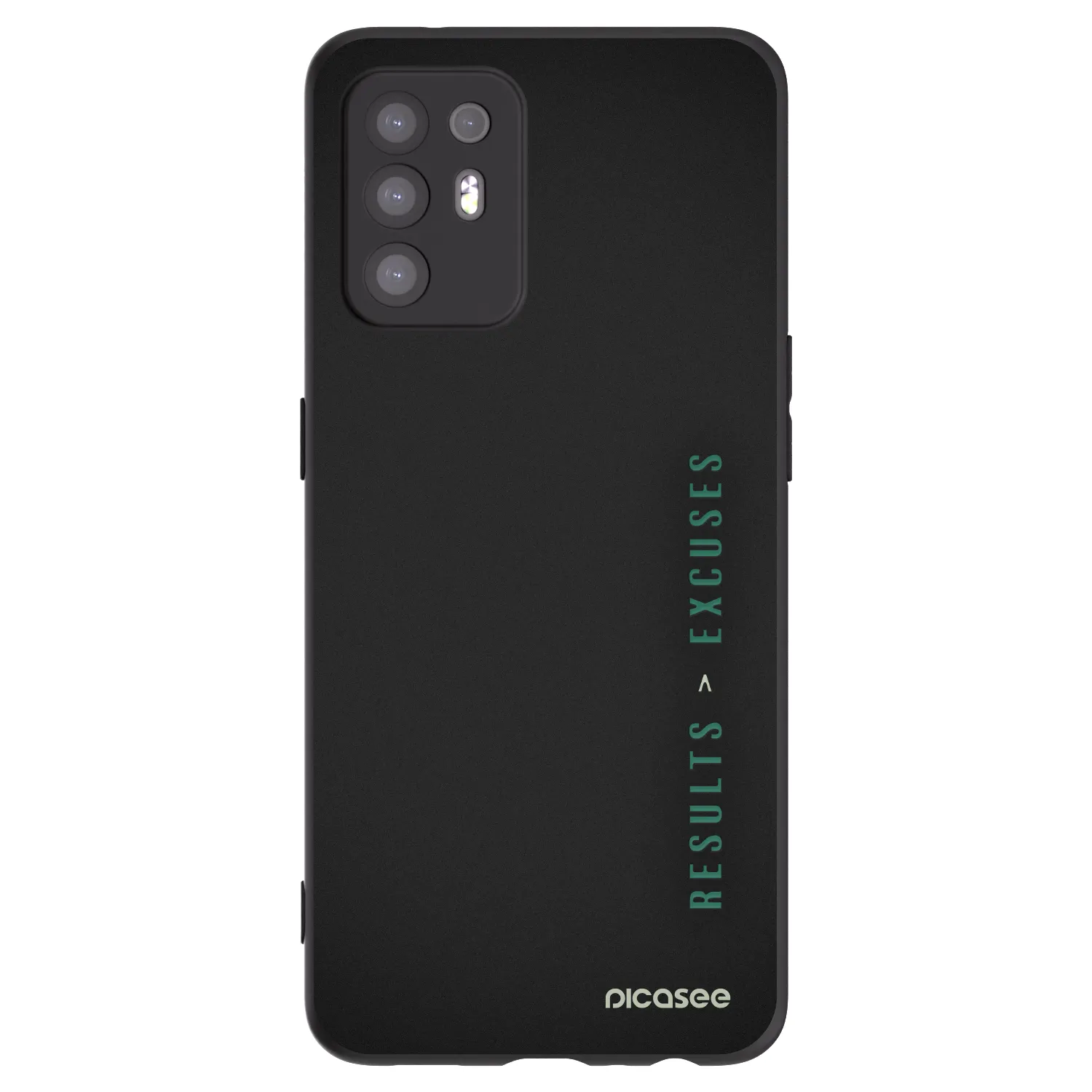 Picasee silikonski črni ovitek za OPPO A94 5G - Results x Excuses