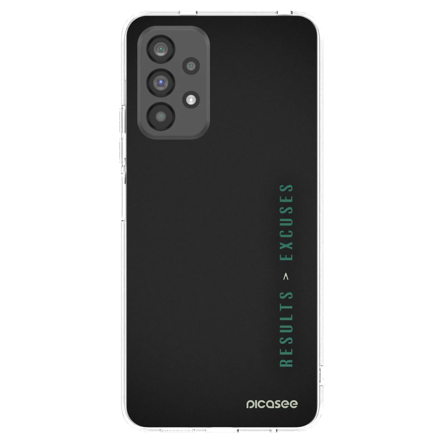 Picasee silikonski prozorni ovitek za Samsung Galaxy A73 5G - Results x Excuses