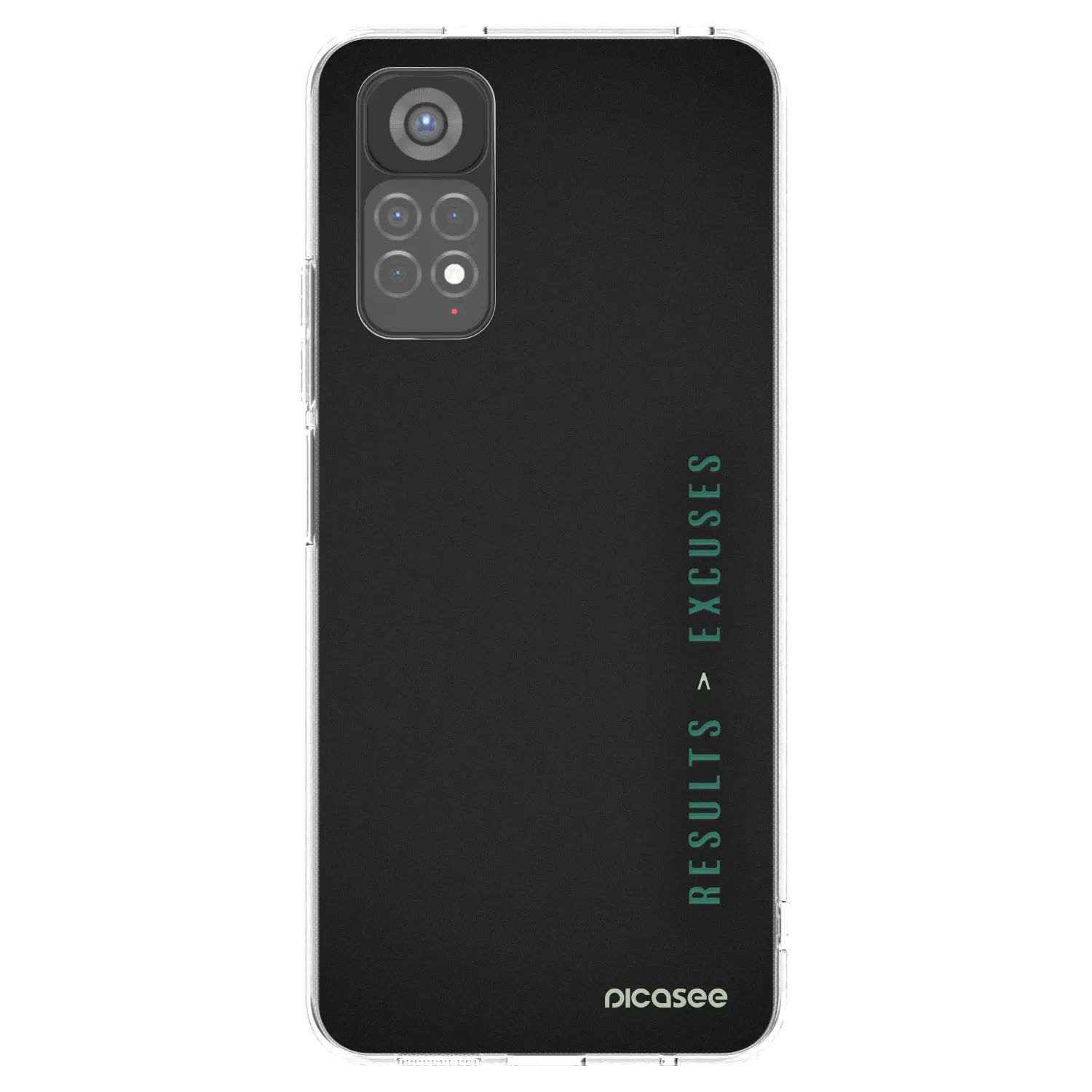 Picasee silikonski prozorni ovitek za Xiaomi Redmi Note 11S 5G - Results x Excuses
