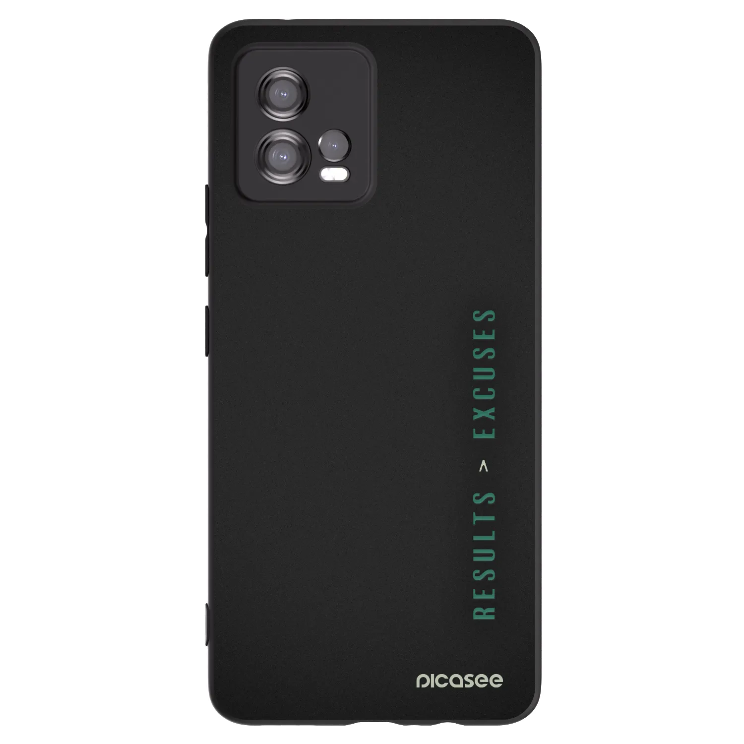 Picasee silikonski črni ovitek za Motorola Moto G72 - Results x Excuses