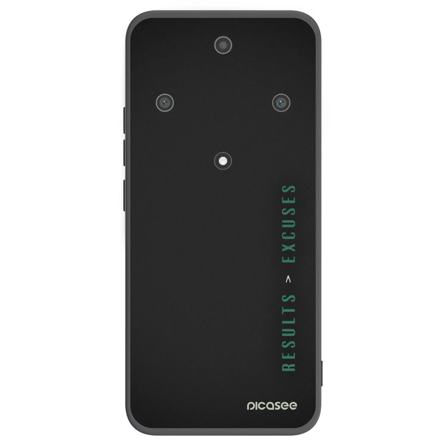 Picasee silikonski črni ovitek za Honor Magic5 Lite 5G - Results x Excuses