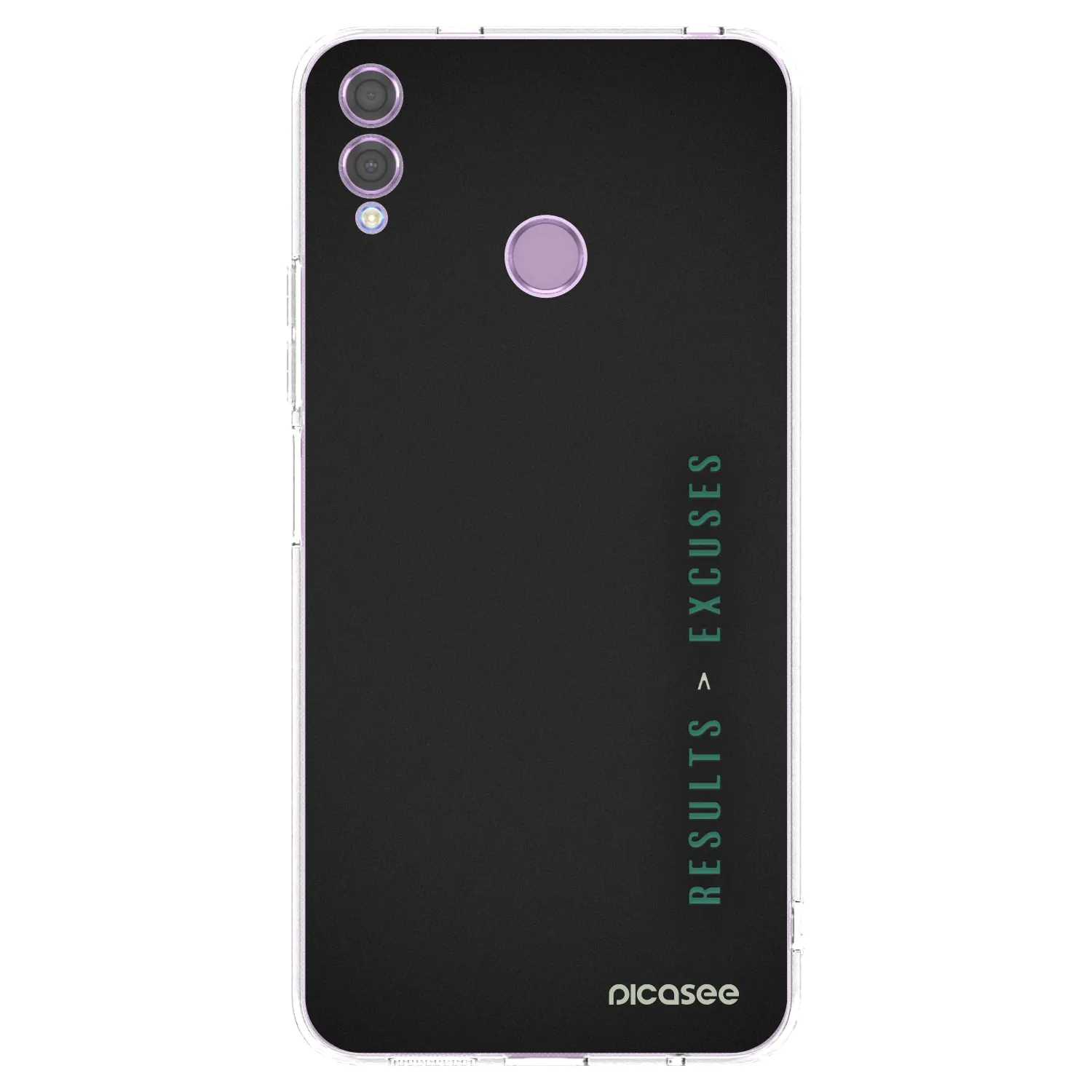 Picasee silikonski prozorni ovitek za Honor 8X - Results x Excuses