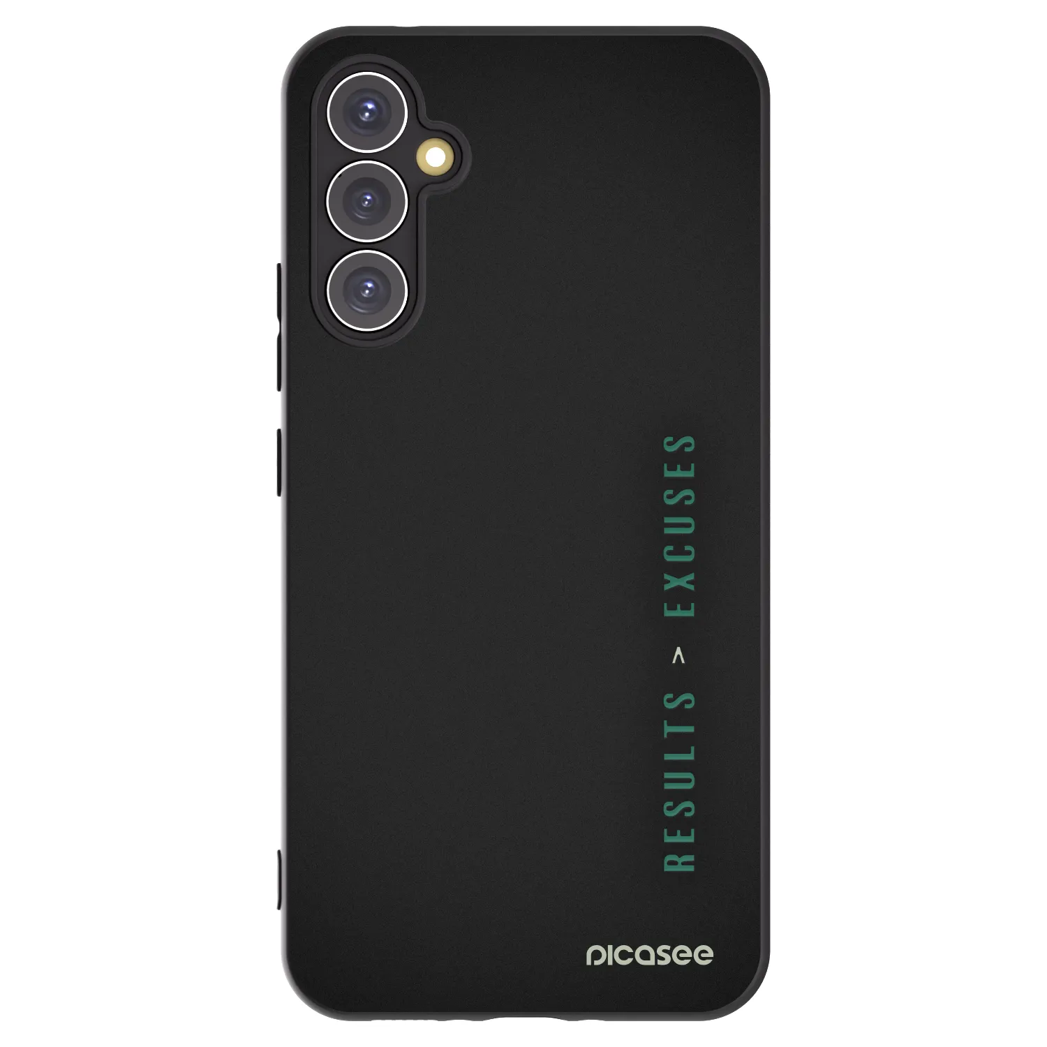Picasee silikonski črni ovitek za Samsung Galaxy A34 5G A346B - Results x Excuses