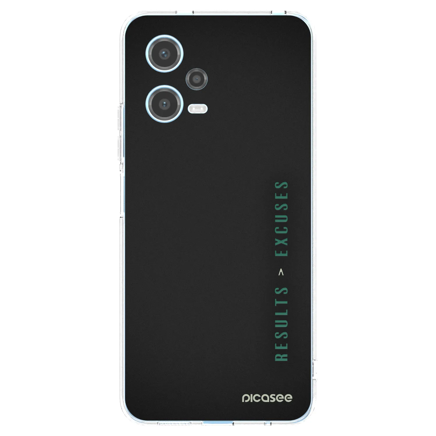 Picasee silikonski prozorni ovitek za Xiaomi Redmi Note 12 5G - Results x Excuses