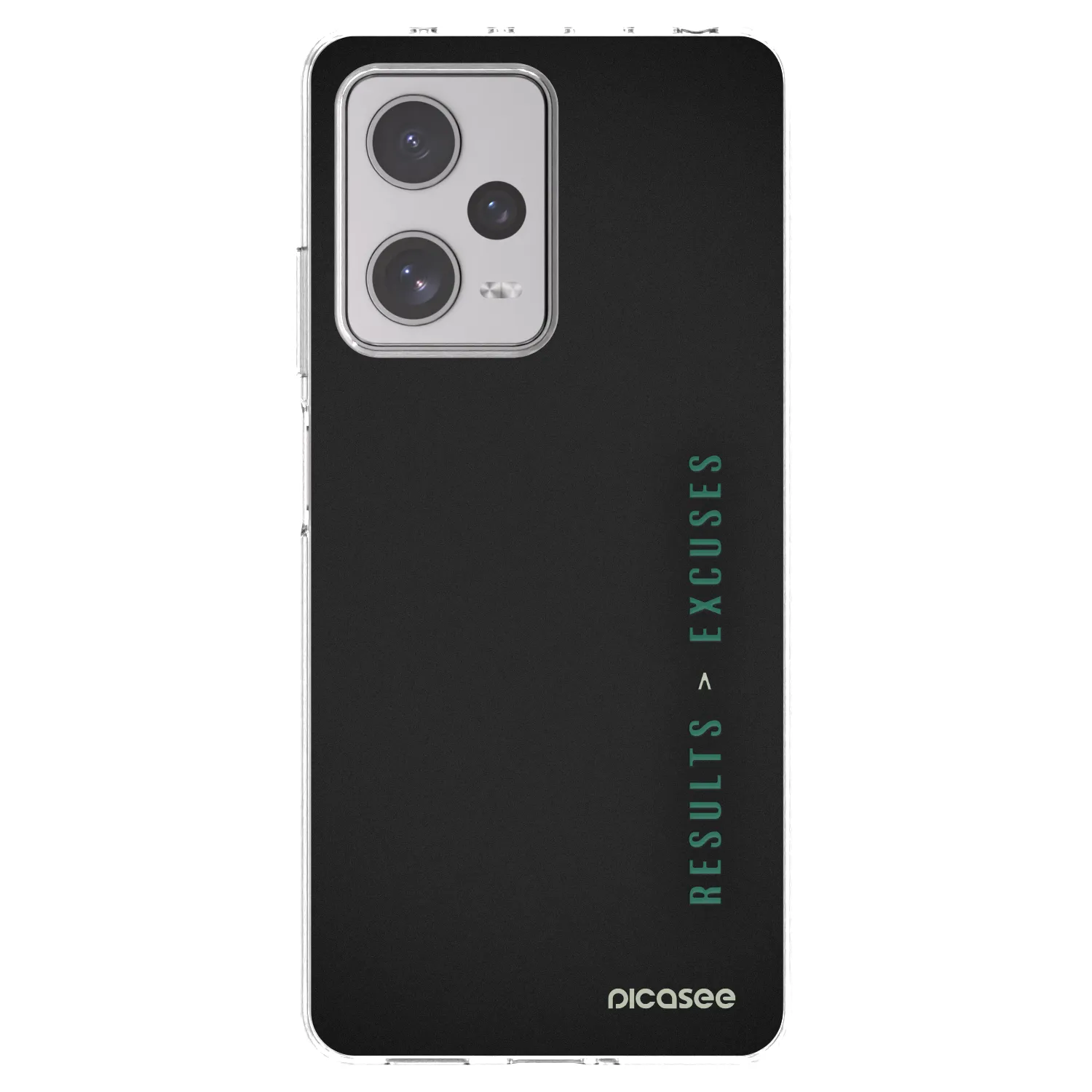 Picasee silikonski prozorni ovitek za Xiaomi Redmi Note 12 Pro+ 5G - Results x Excuses