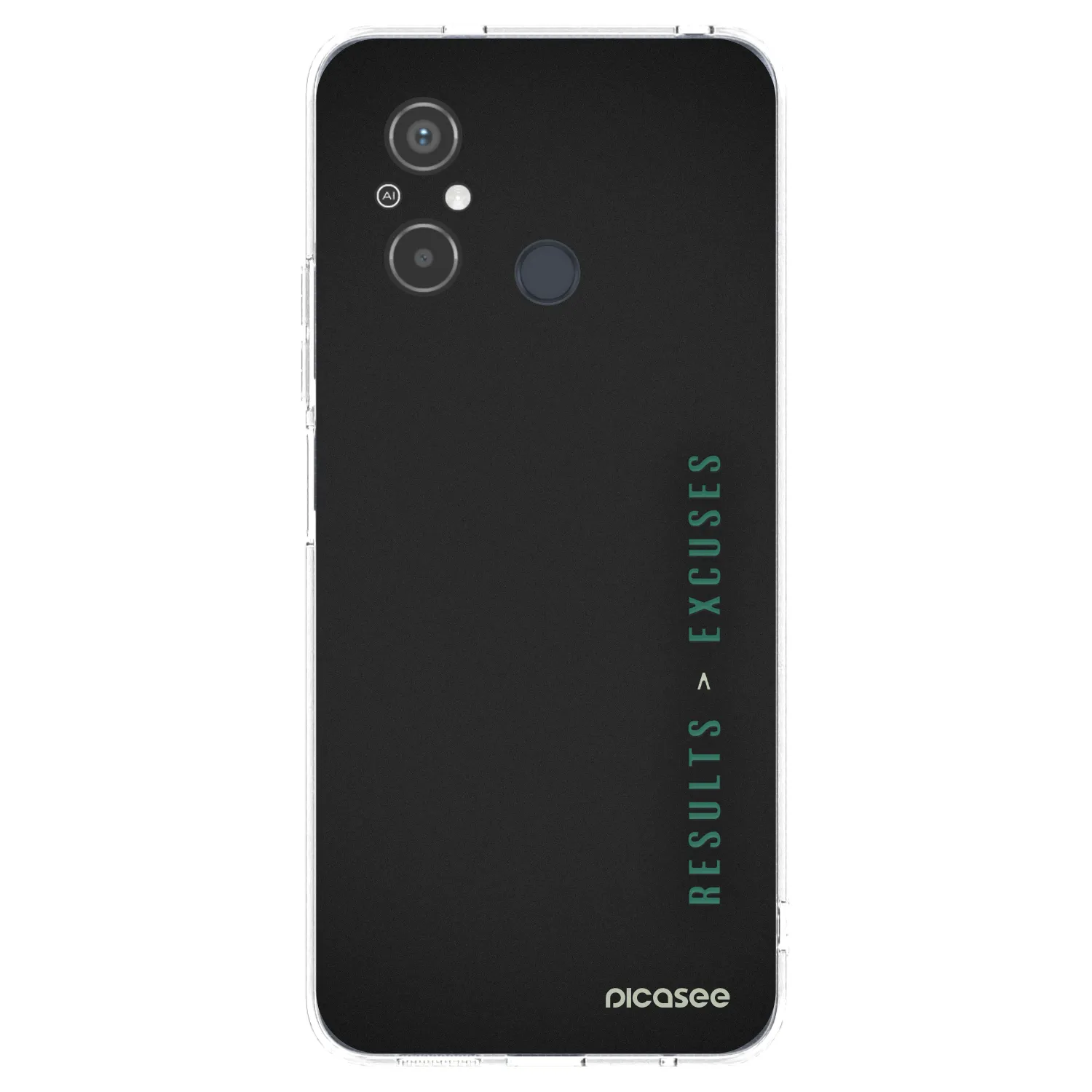 Picasee silikonski prozorni ovitek za Xiaomi Redmi 12C - Results x Excuses